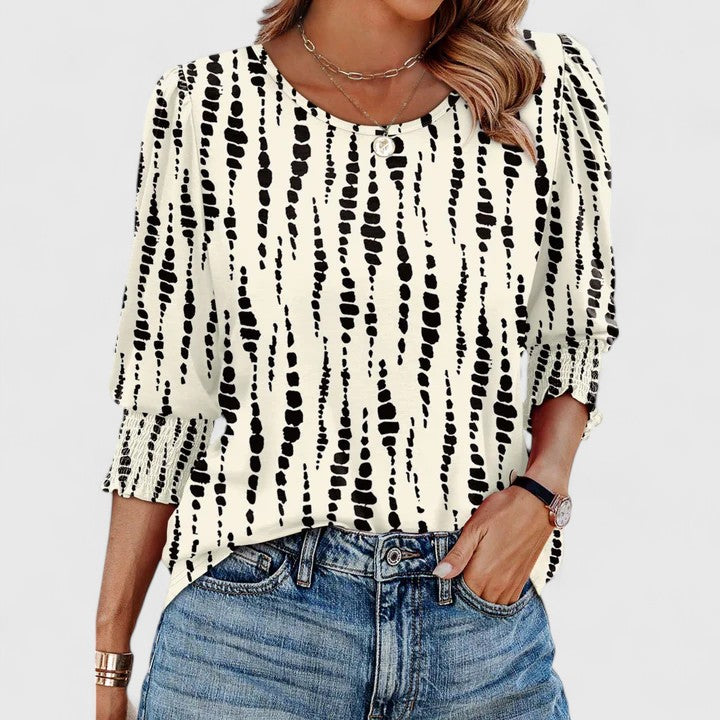 Solara™ | Elegant Smockad Topp