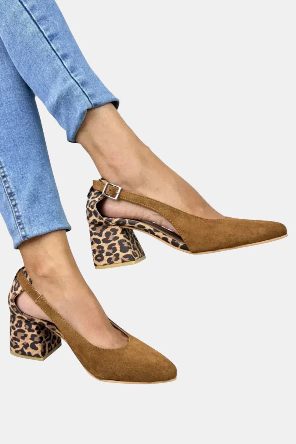 Sveaa | Slingbacks med Spetsig Tå och Klack