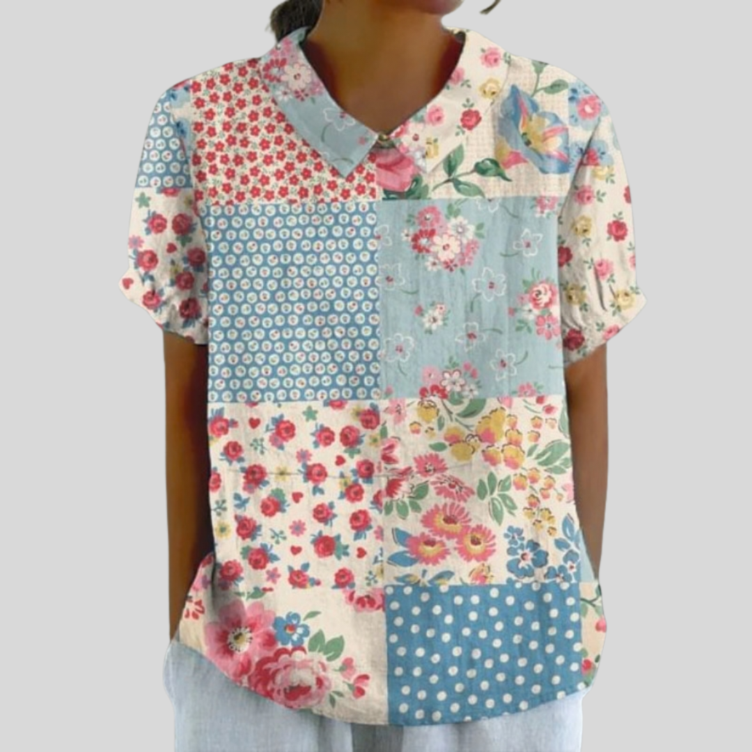 Noémie | Blus Patchwork Vintage