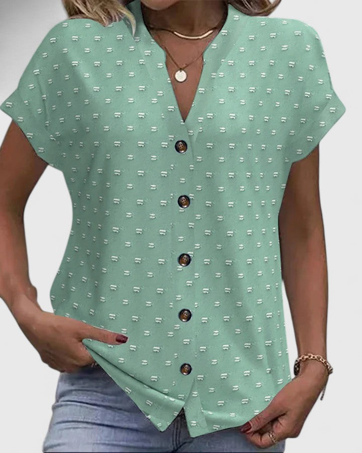 Miles™ | Bekväm V-ringad T-shirt