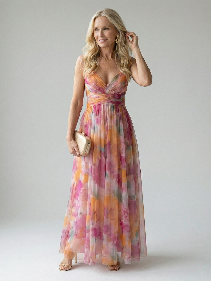 Isel | Soft Wrap Maxi Klänning