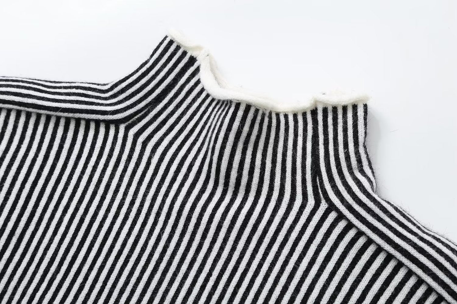 Tilde – Randig oversized polotröja