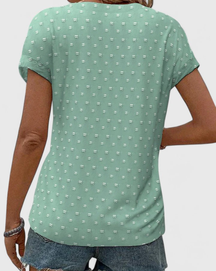 Miles™ | Bekväm V-ringad T-shirt