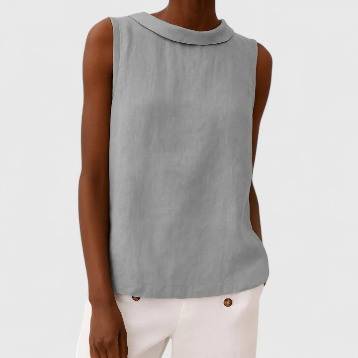 Anastine™ | Elegant Top med Rullkrage