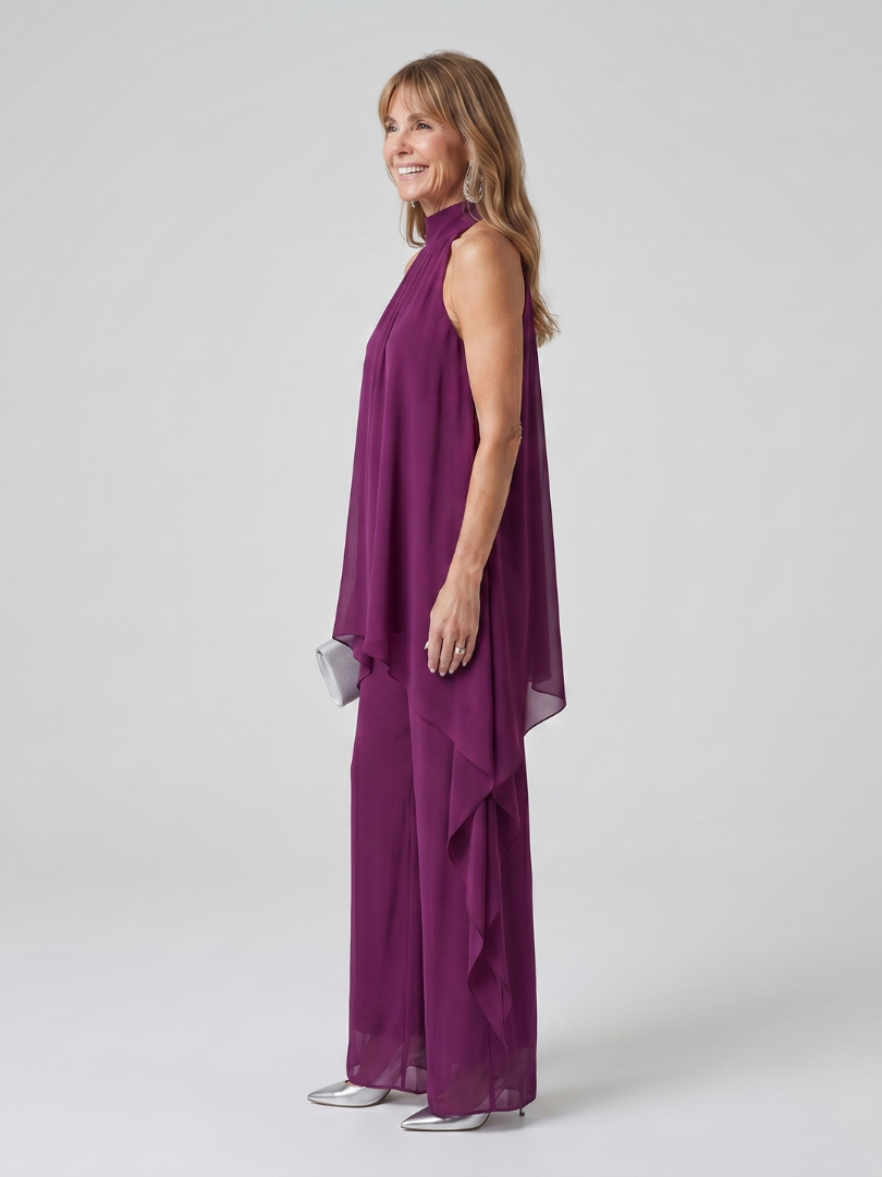 Bearim | Halterneck Asymmetrisk Tunika-set