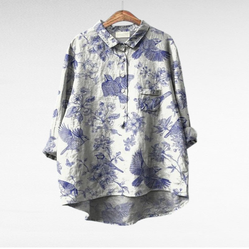 Mireva- Élégante Blouse Vintage
