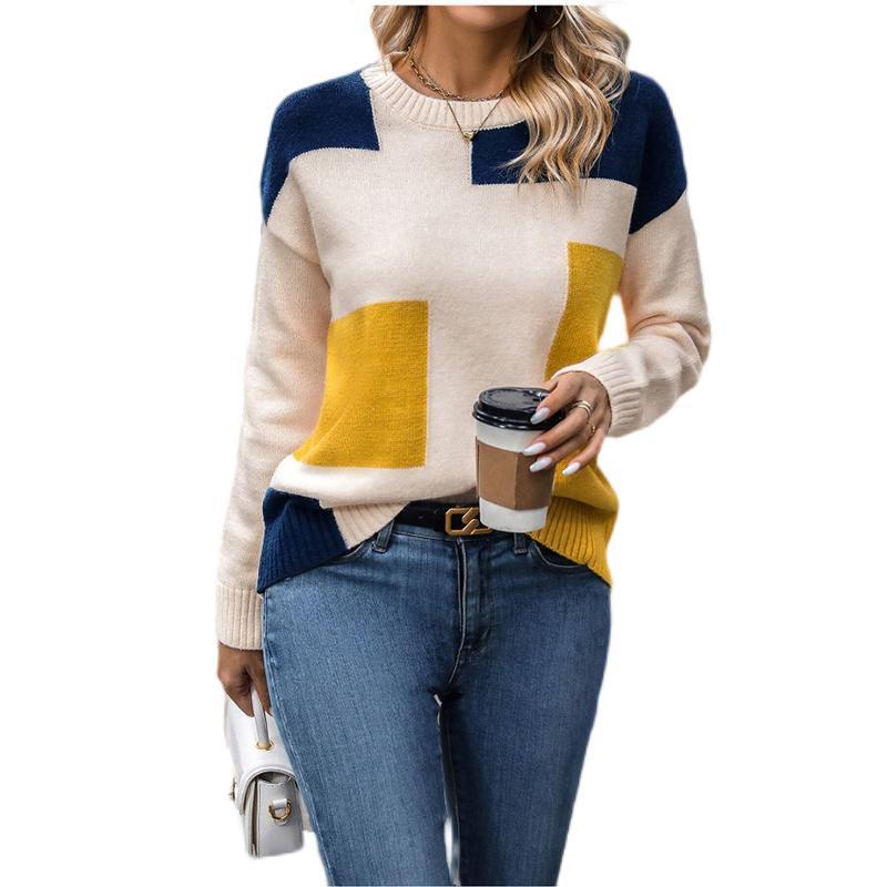 Nova - Modern colorblock-tröja för våren