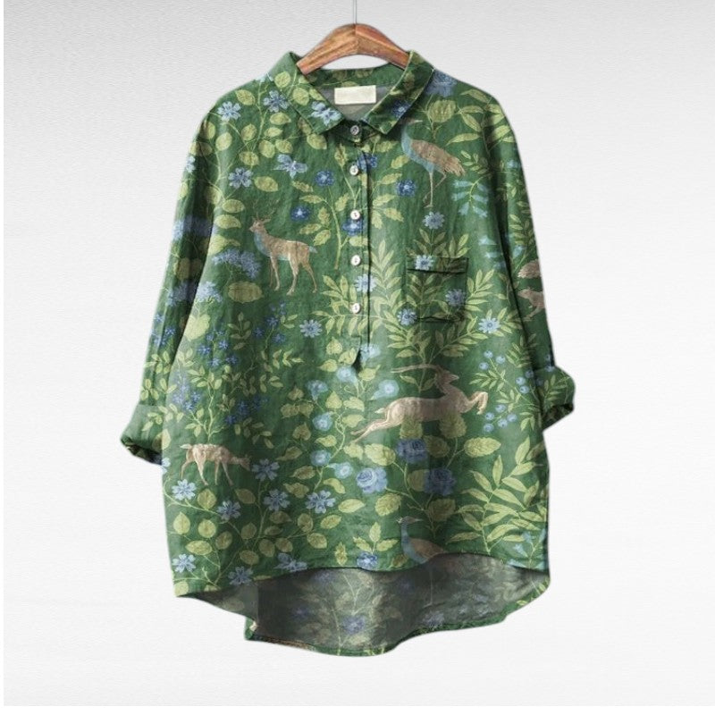 Mireva- Élégante Blouse Vintage