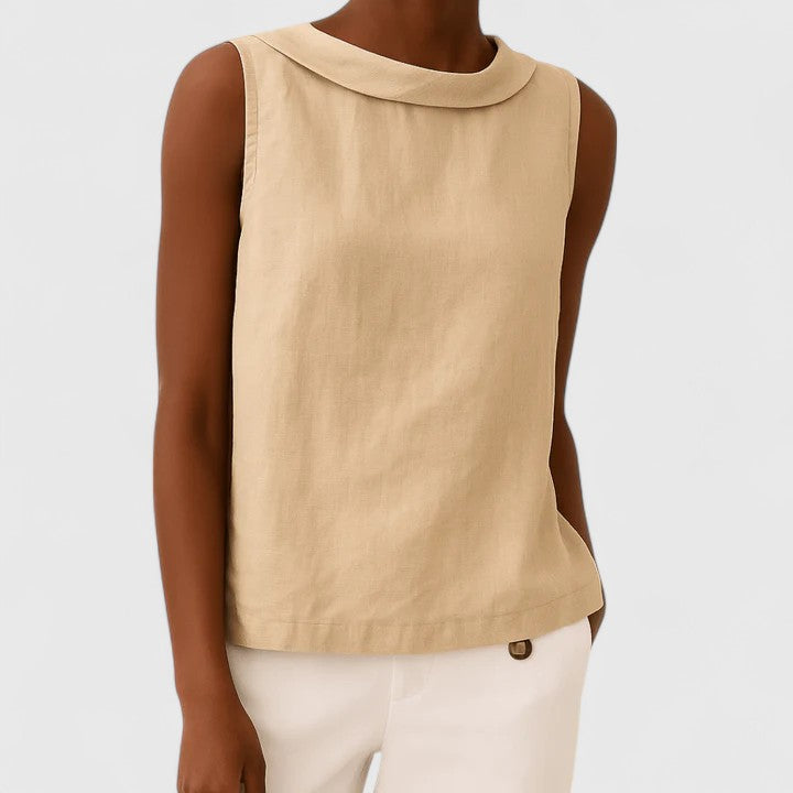 Anastine™ | Elegant Top med Rullkrage