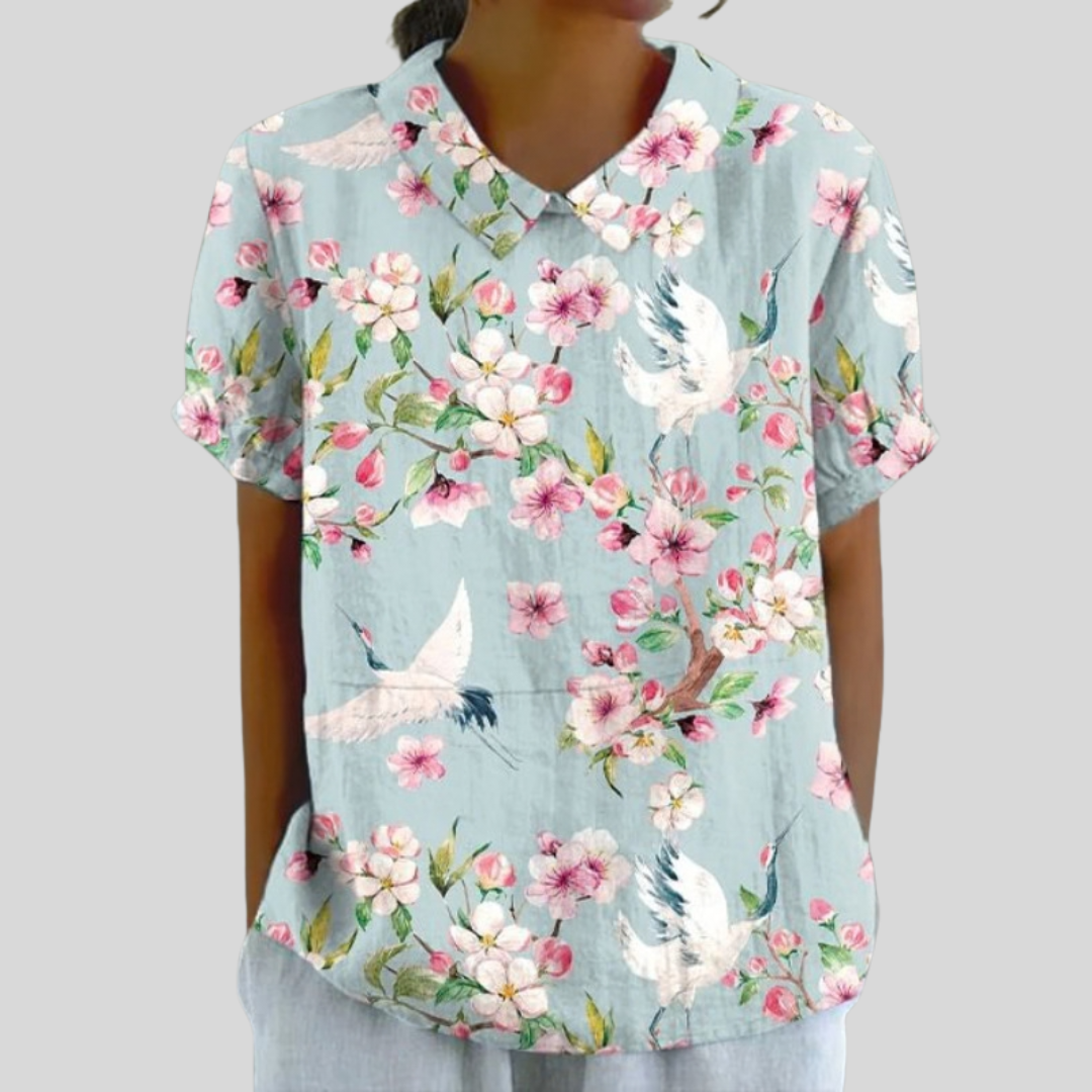 Élina | Blommig Blus Gracieuse
