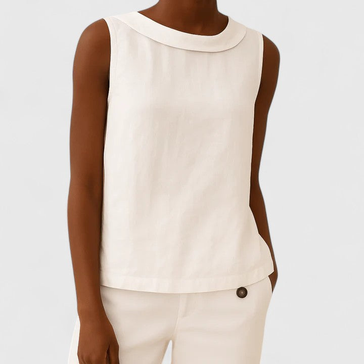 Anastine™ | Elegant Top med Rullkrage