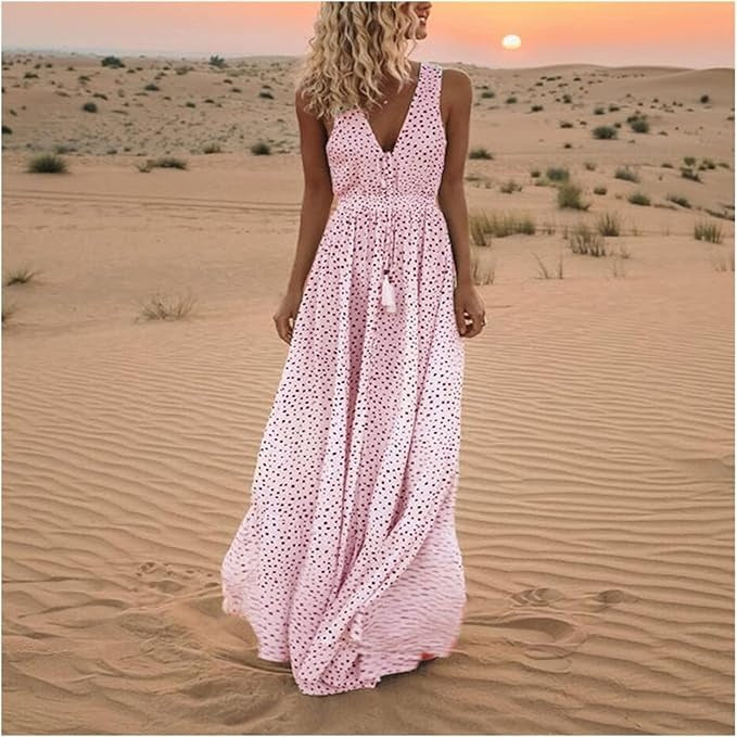 Gayle - Bohemian Maxi Klänning
