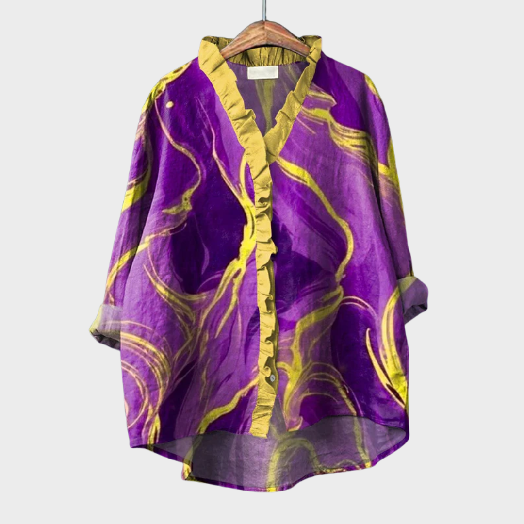Bonnie | Elegant Linne Sommarblus