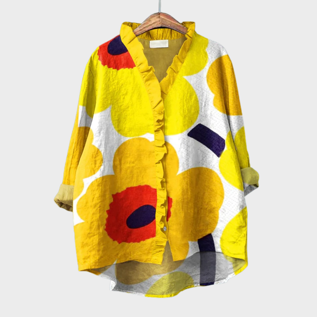 Helena | Elegant Linne Sommarblus