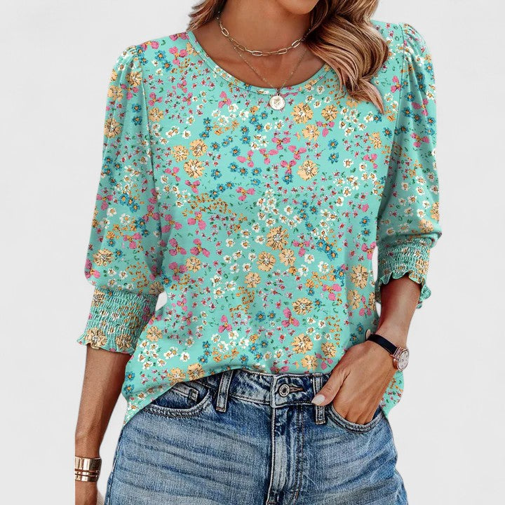 Solara™ | Elegant Smockad Topp