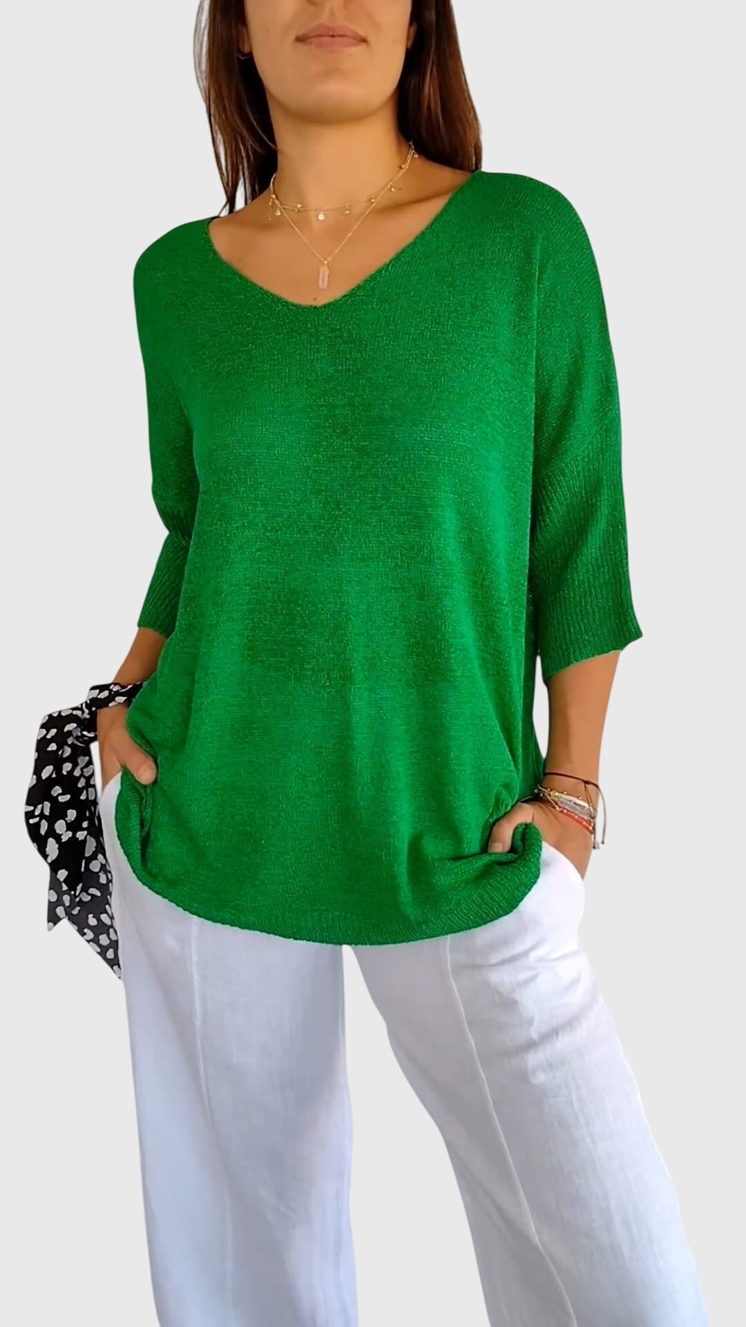 Cassandra™ | Elegant V-ringad Topp