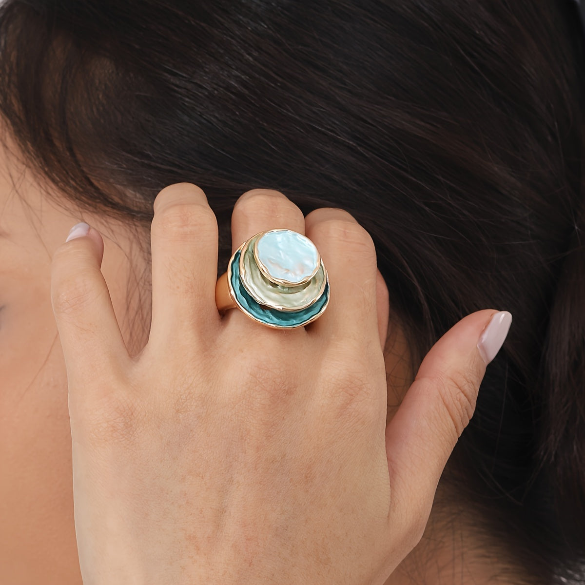 SHANA | ELEGANT BOHO TRIPPEL-LAGER RING