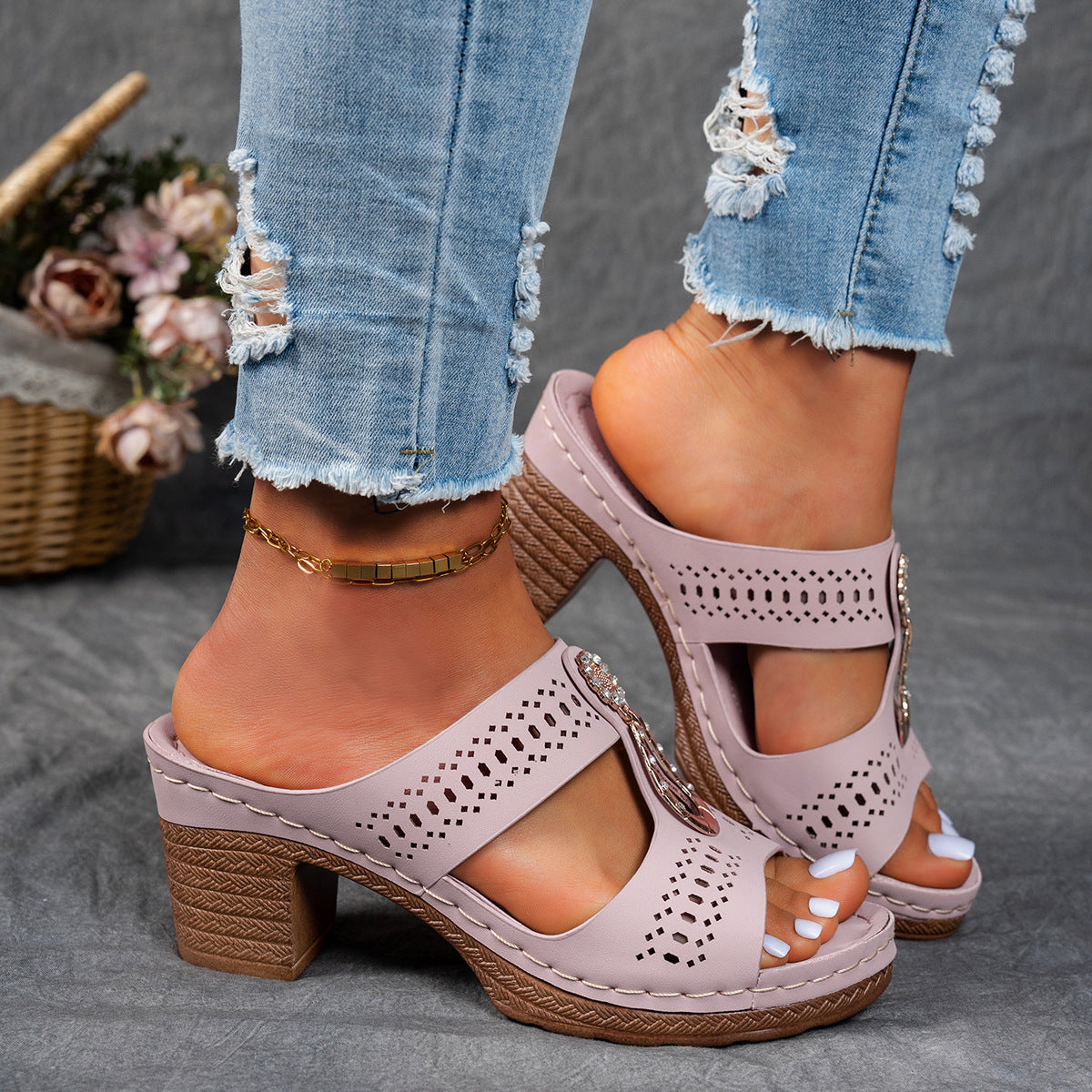Isabella™ | Komfortable ortopediska sandaler med hög klack