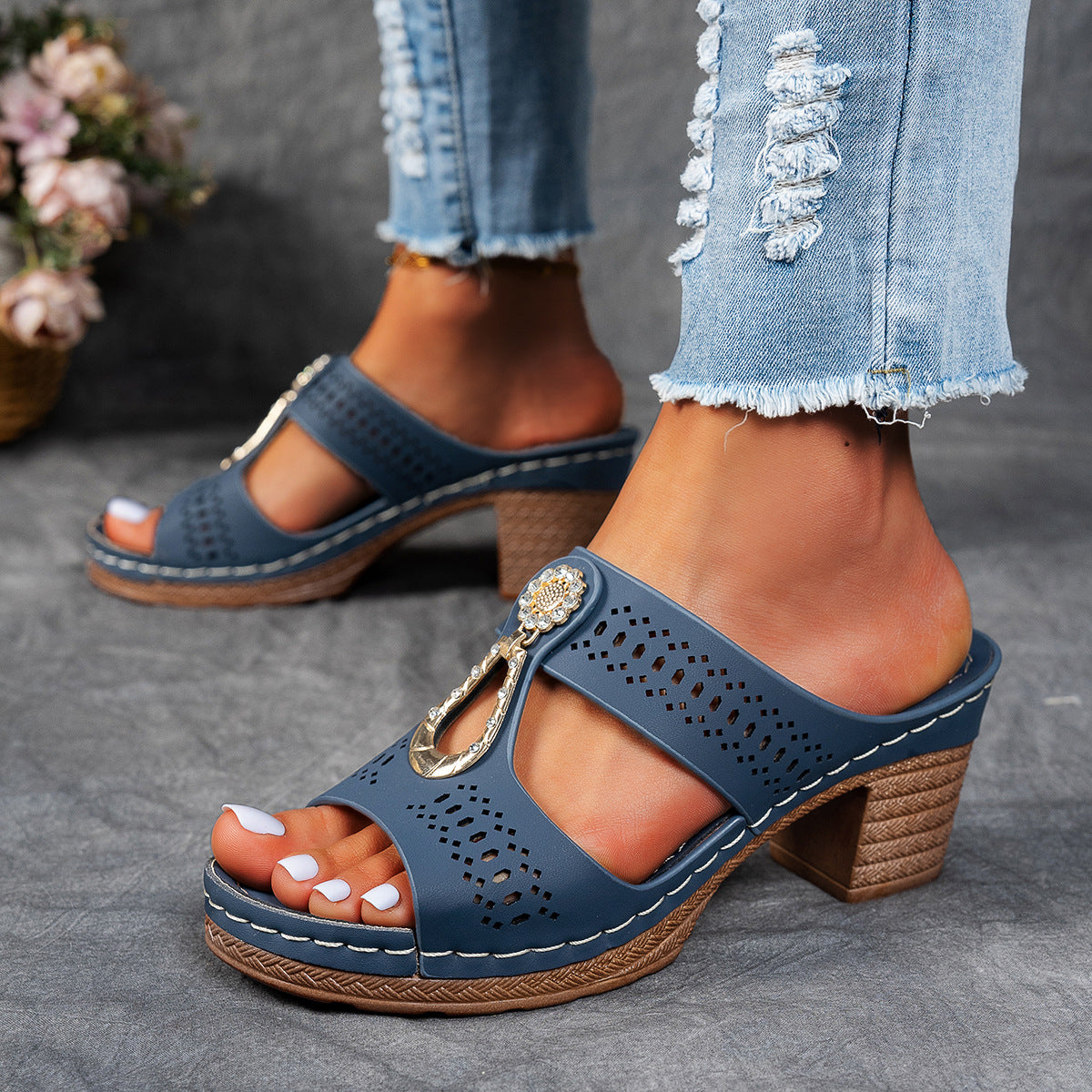Isabella™ | Komfortable ortopediska sandaler med hög klack