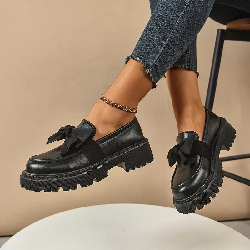 Valentina Chunky Bow Loafer