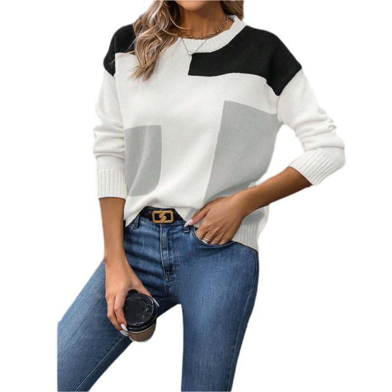 Nova - Modern colorblock-tröja för våren