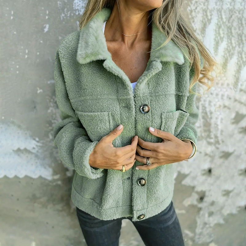 Aino – Mjuk teddyjacka