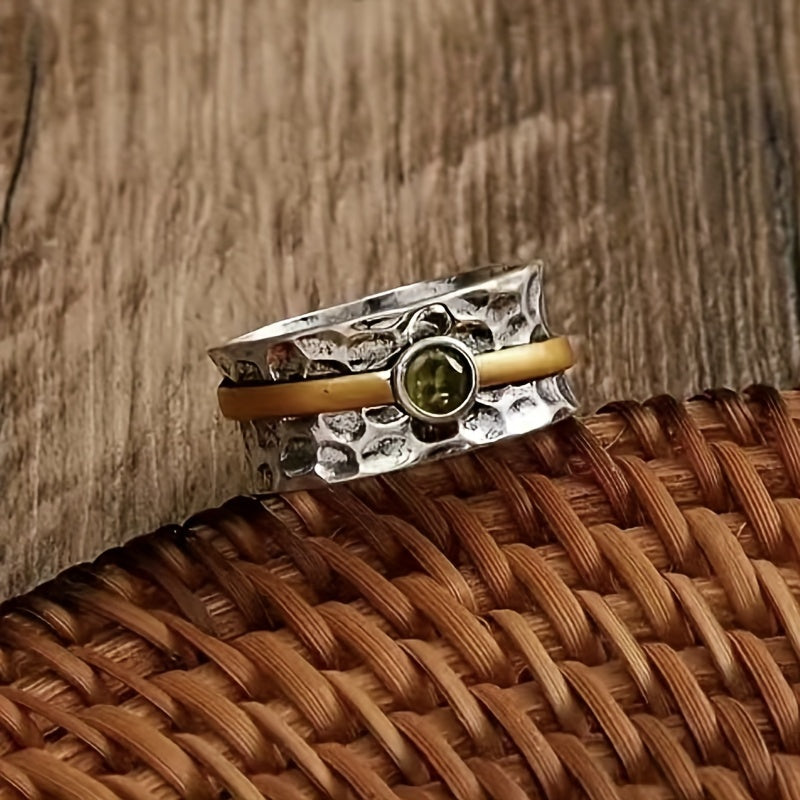FLORA | STYLISH GREEN RING