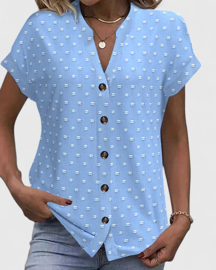 Miles™ | Bekväm V-ringad T-shirt