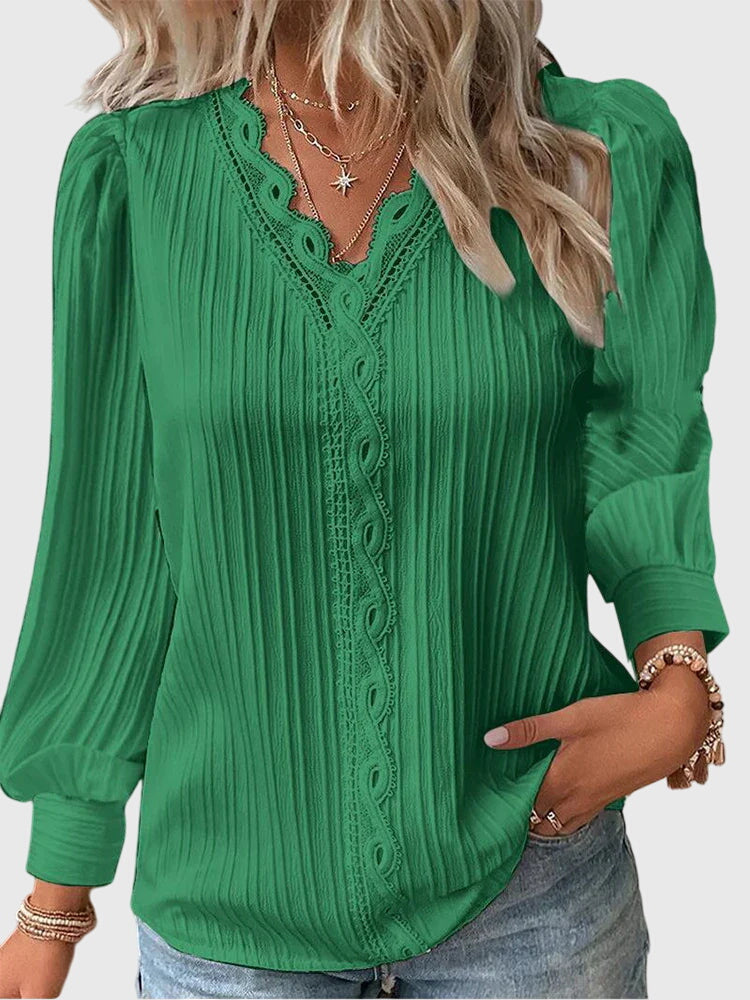 Andrea™ | Elegant Pullover Blus