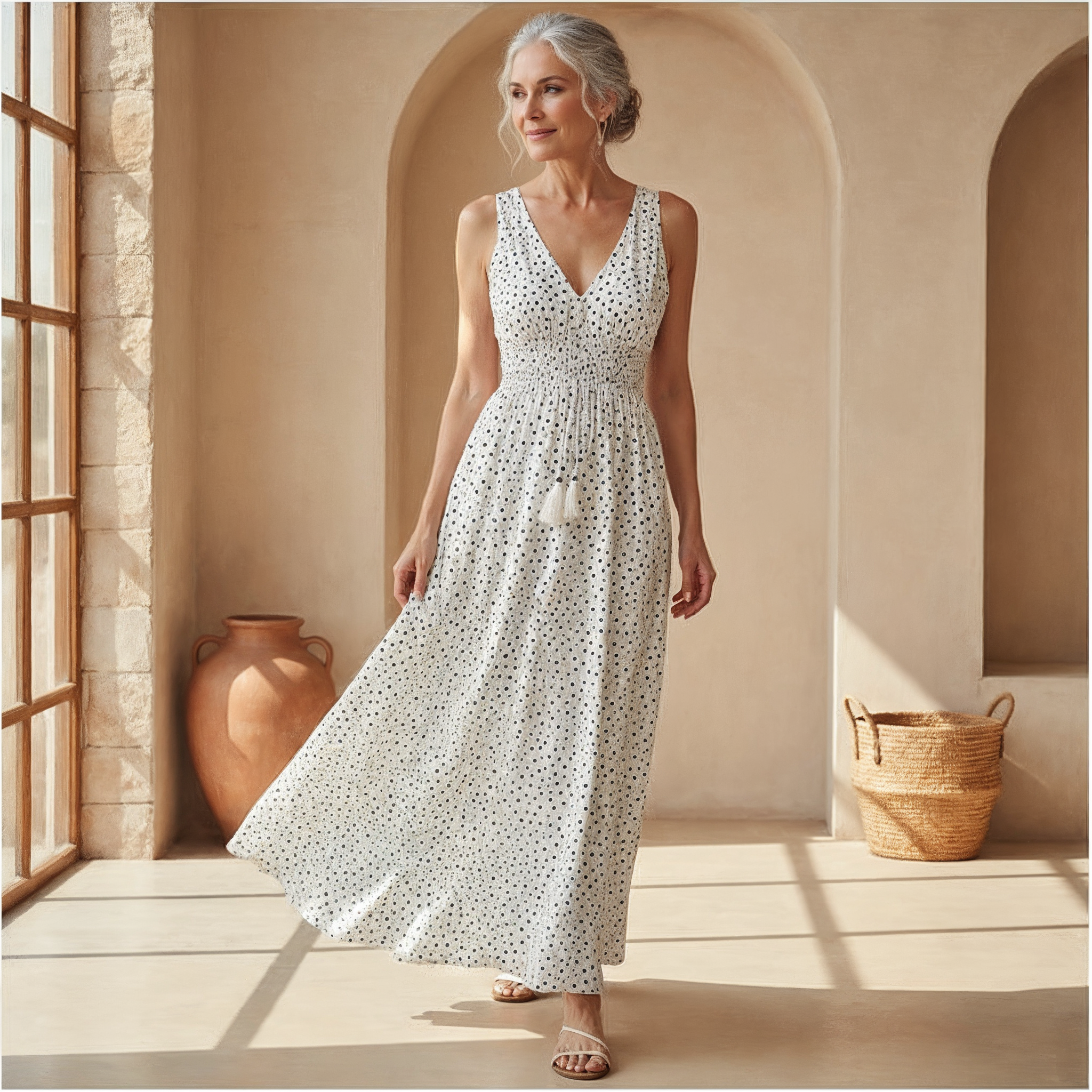 Gayle - Bohemian Maxi Klänning