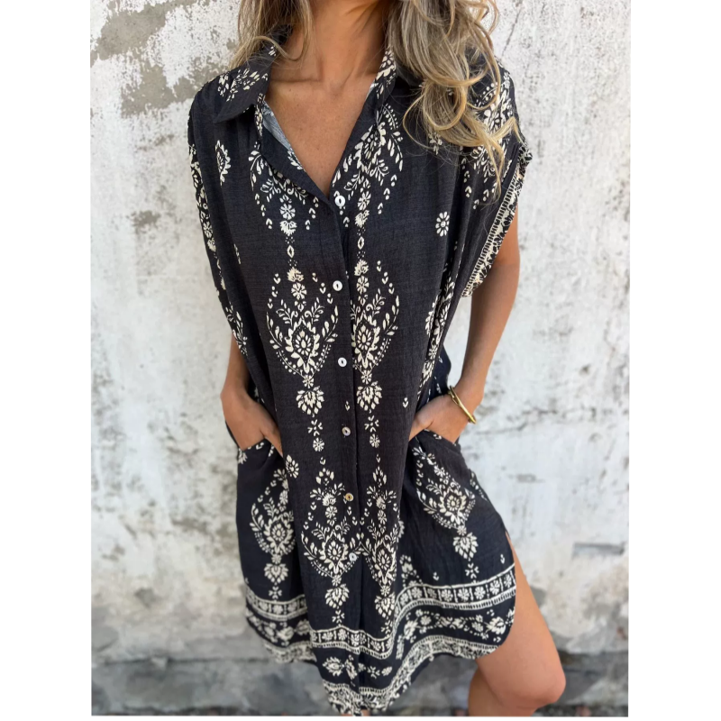 Mica - Vintage Boho Klänning