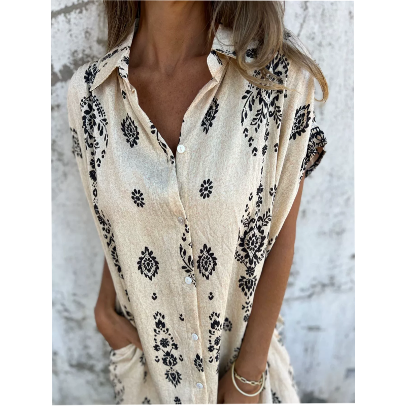 Mica - Vintage Boho Klänning
