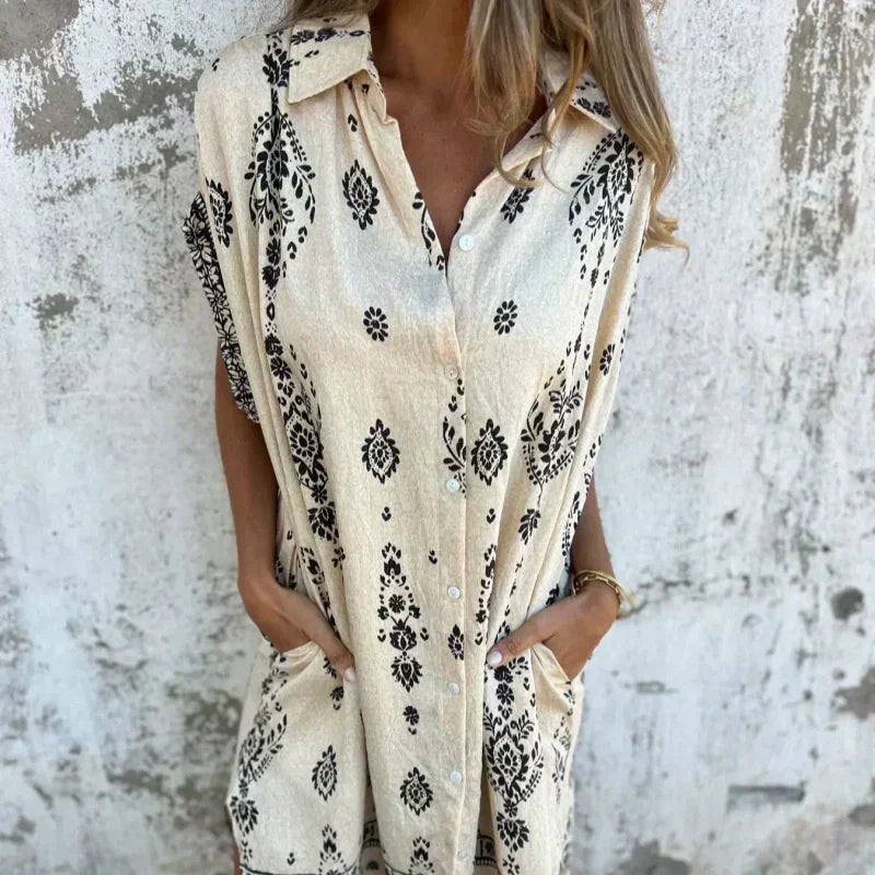 Mica - Vintage Boho Klänning