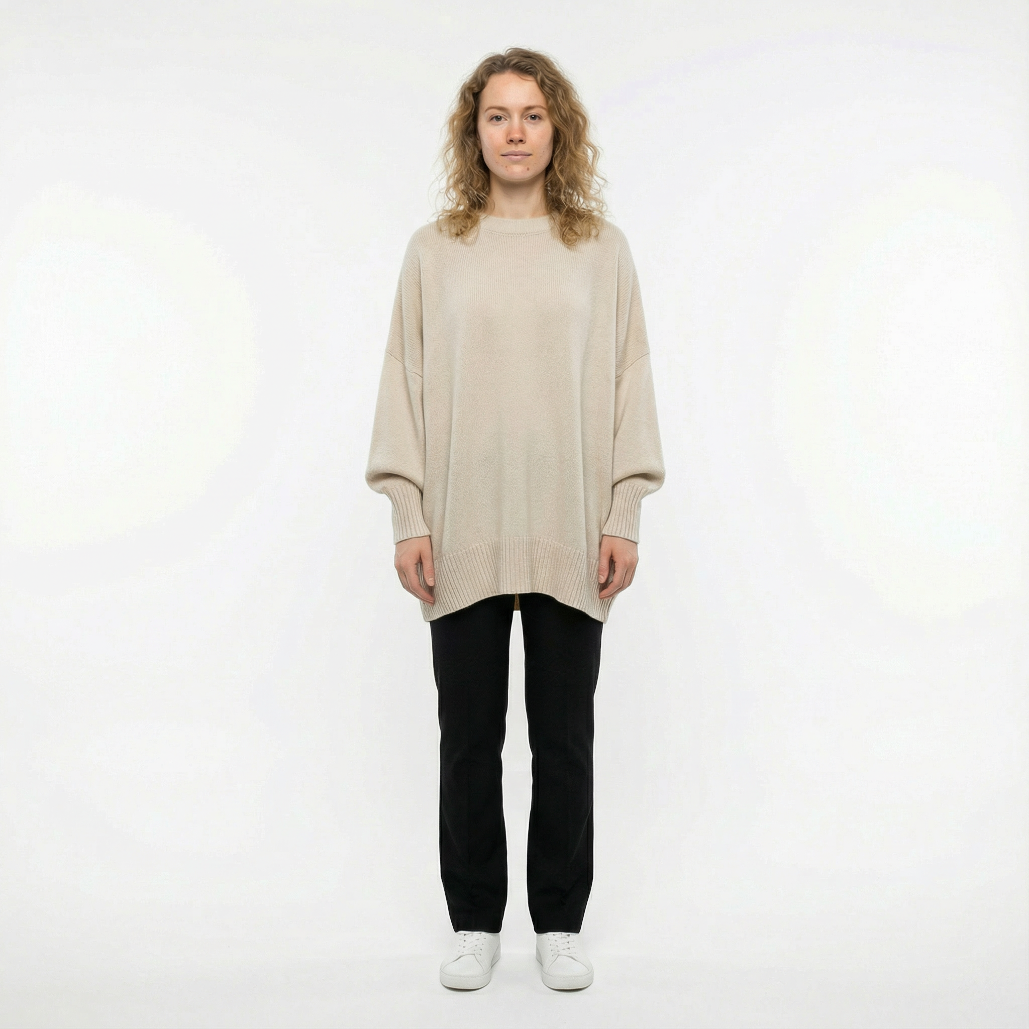 Idun – Mjuk oversized stickad tröja