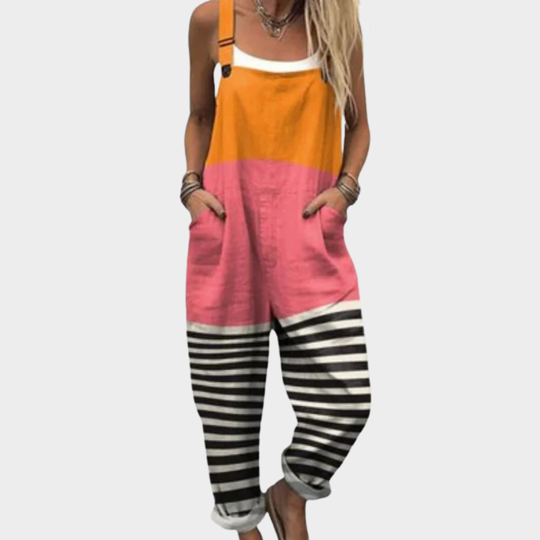 Bekväm Tryckt Byxdress