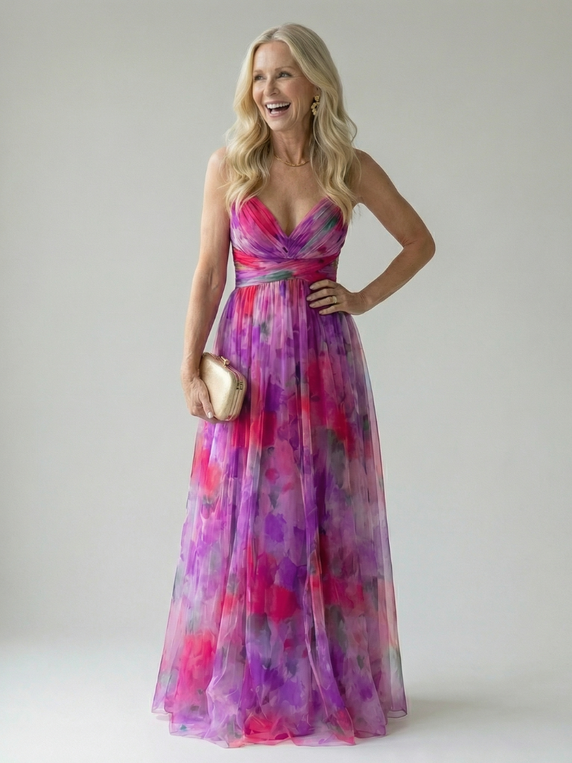 Isel | Soft Wrap Maxi Klänning