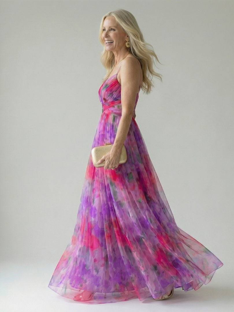 Isel | Soft Wrap Maxi Klänning