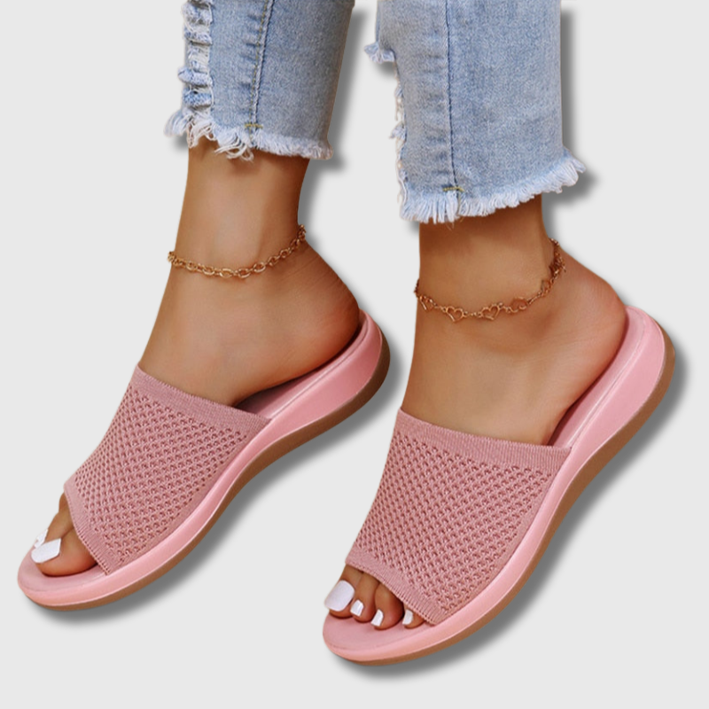 Elara™ | Stickade Ortopediska Sandaler