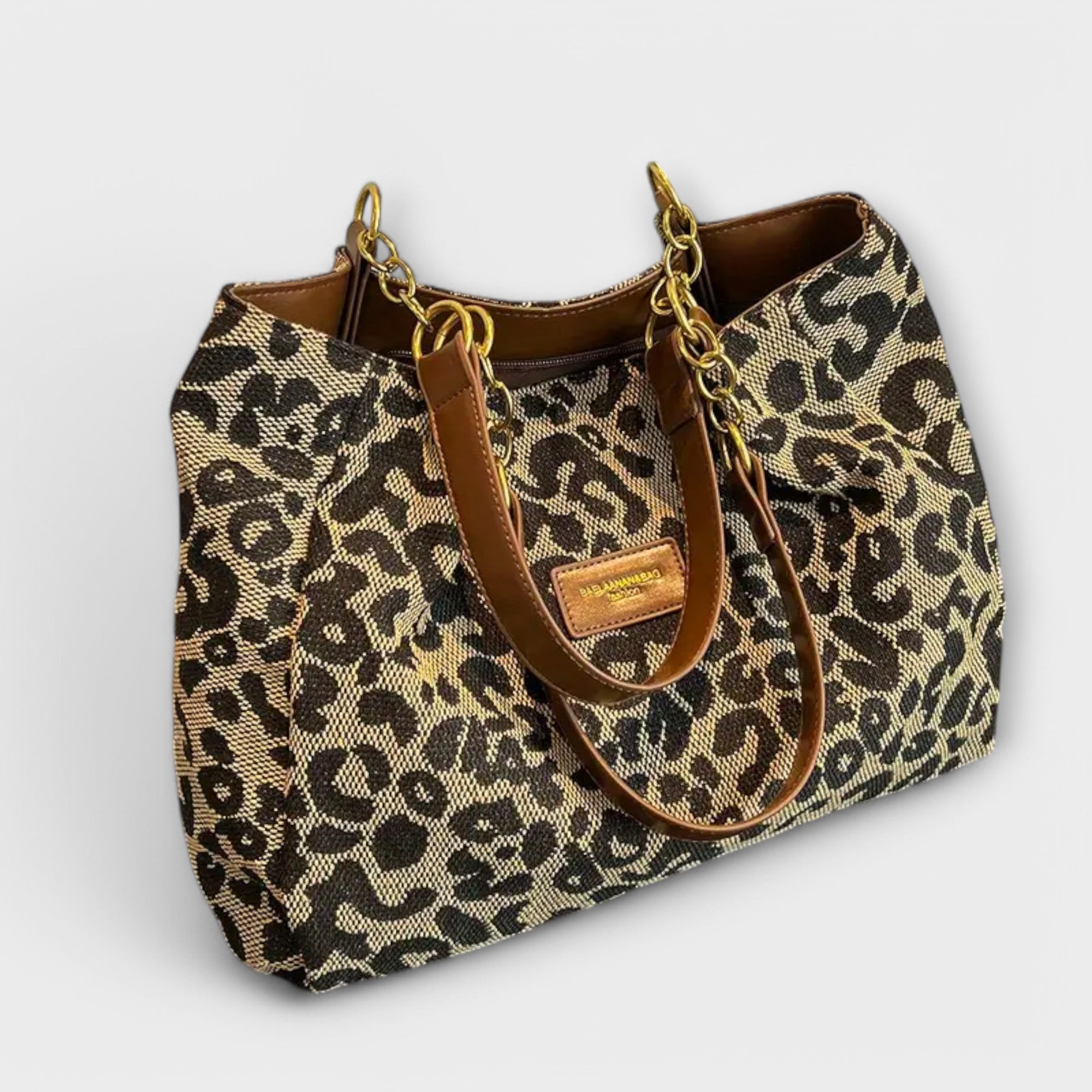 Elirae - Leopard Canvas Tote