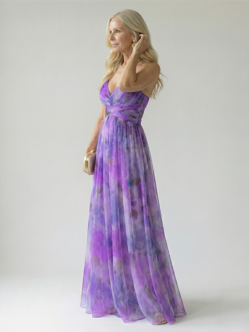 Isel | Soft Wrap Maxi Klänning