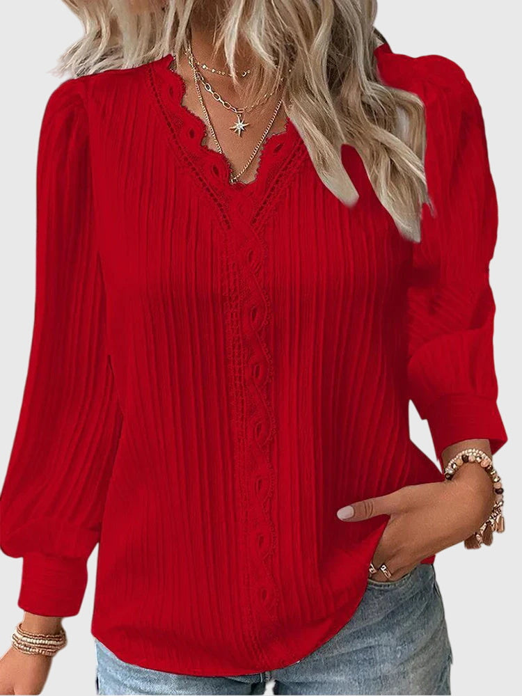 Andrea™ | Elegant Pullover Blus