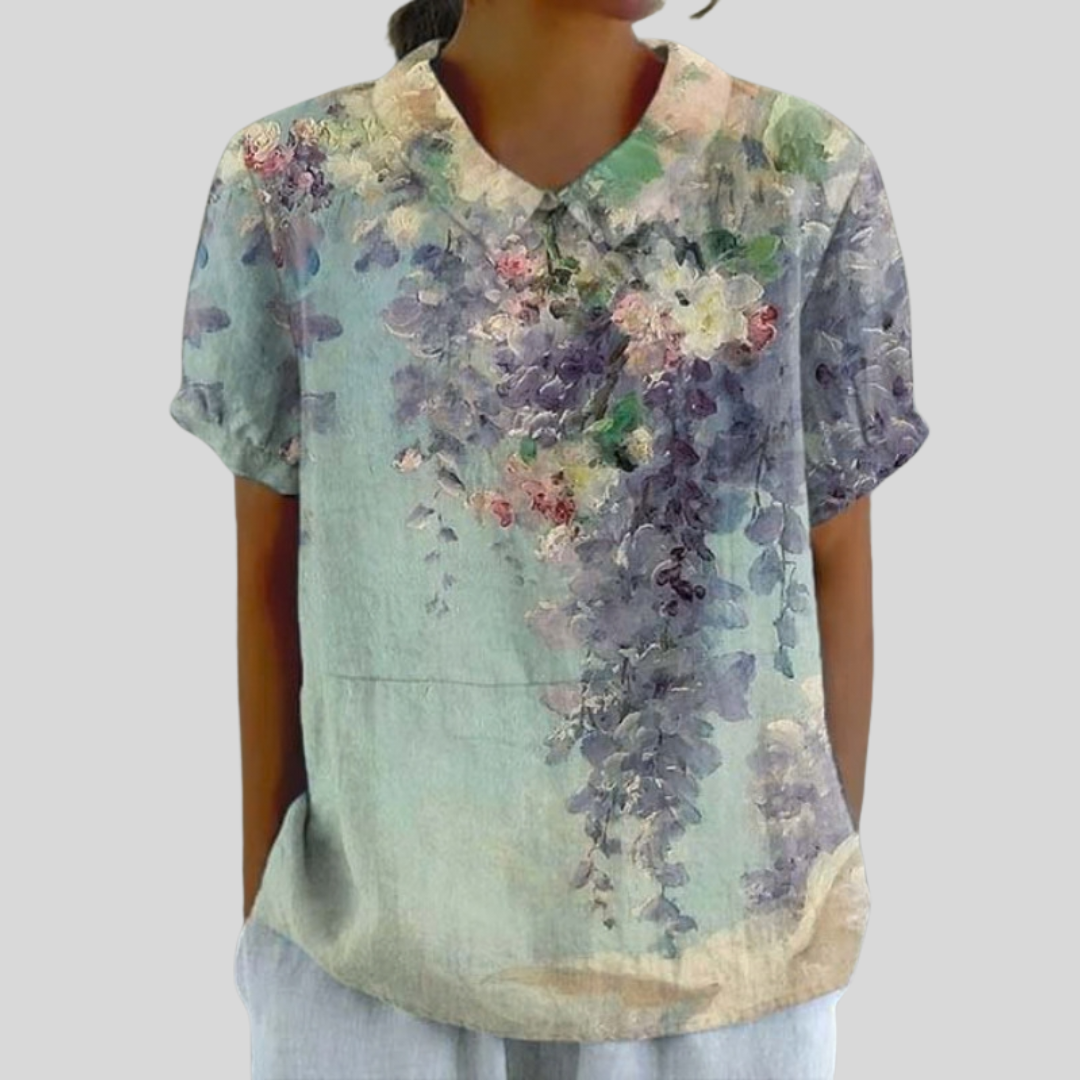 Colette | Blommig Artistisk Blus