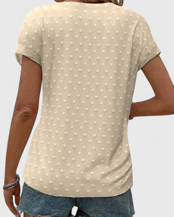 Miles™ | Bekväm V-ringad T-shirt