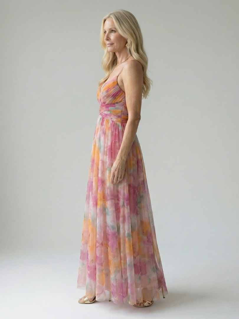 Isel | Soft Wrap Maxi Klänning