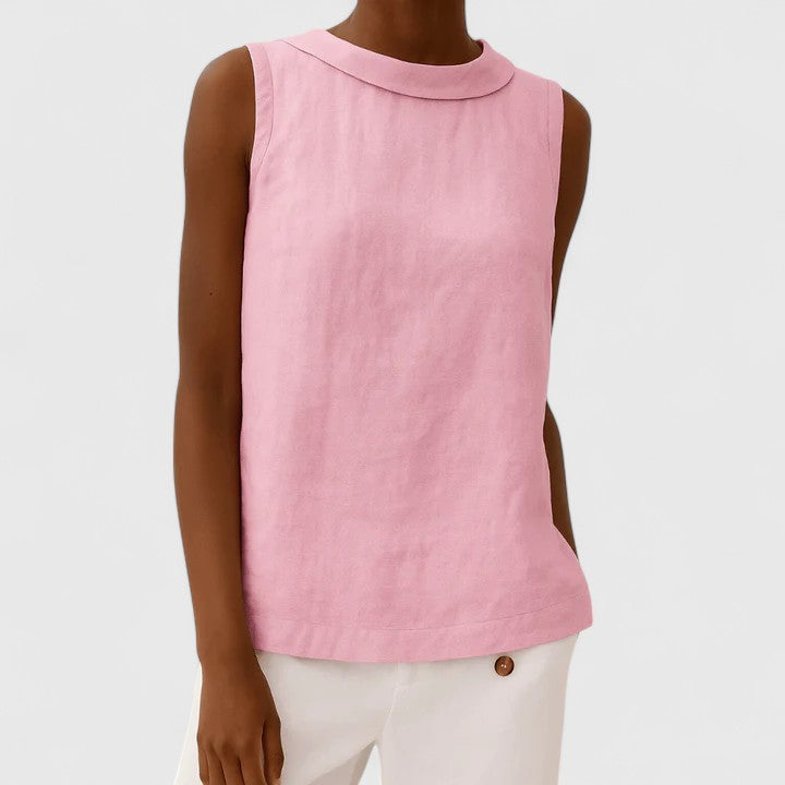 Anastine™ | Elegant Top med Rullkrage