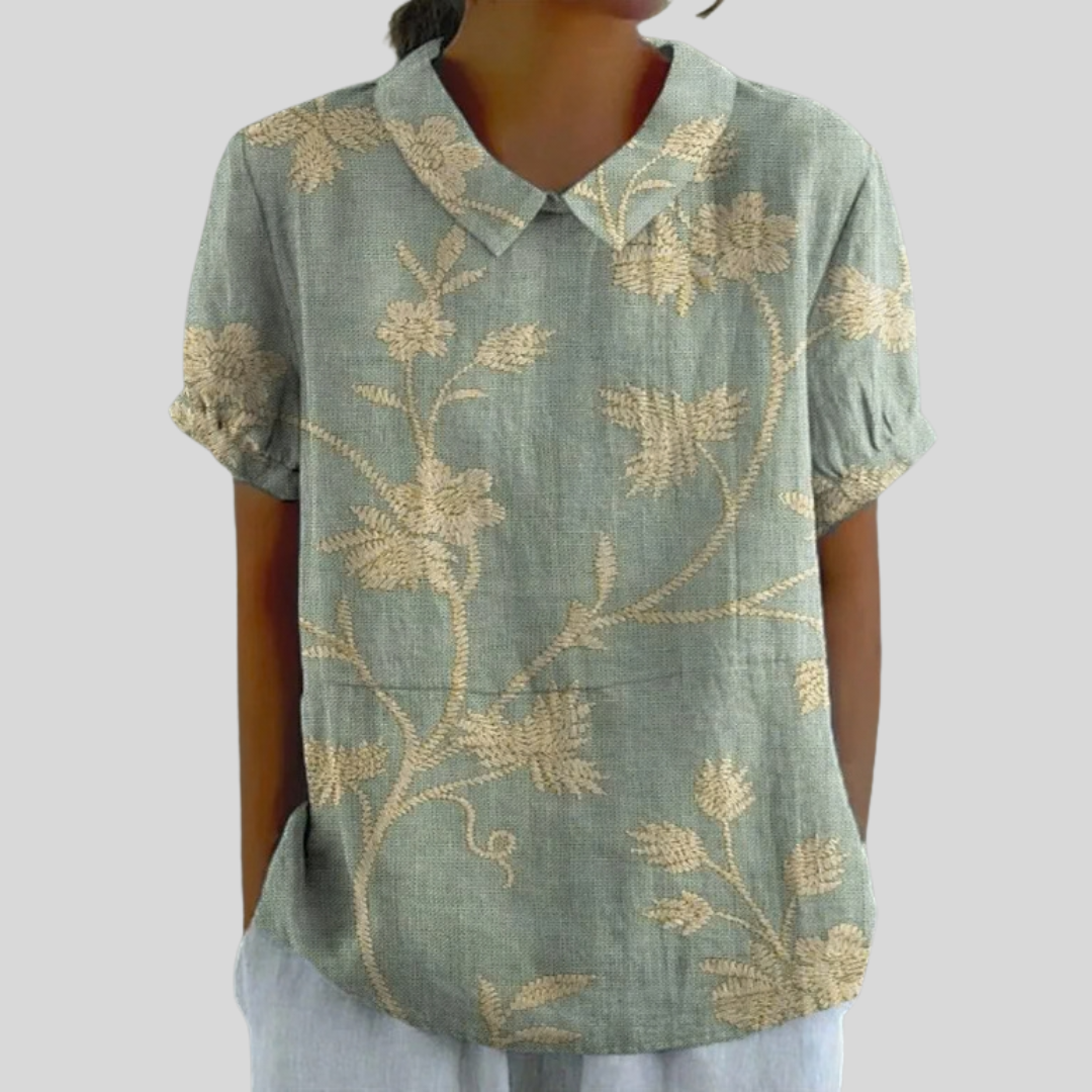 Célestine | Blus Broderi Växtlighet