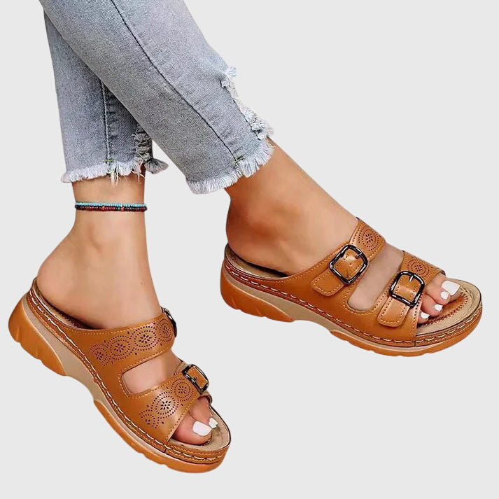 Diora™ | Ortopediska Läder Sandaler