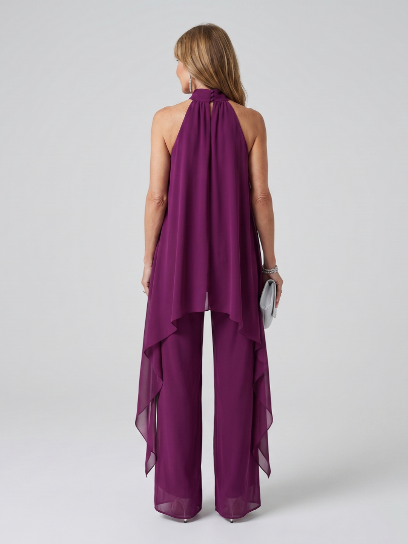 Bearim | Halterneck Asymmetrisk Tunika-set