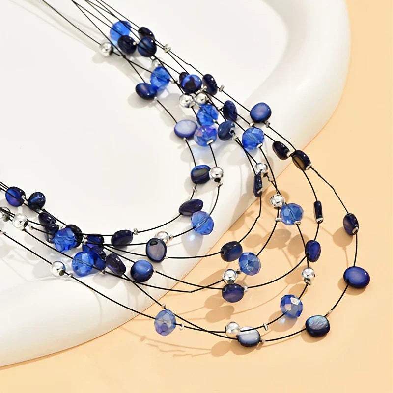 NORHEEN | TIDSLÖS MULTI-LAGER BOHEMISKT STIL PERLHALSBAND