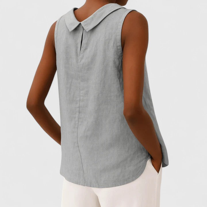 Anastine™ | Elegant Top med Rullkrage